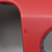 2005-2012 Porsche 911 Boxster Cayman Left Dash Knee Pad Leather Red OEM