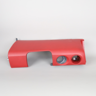 2005-2012 Porsche 911 Boxster Cayman Left Dash Knee Pad Leather Red OEM