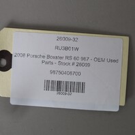 2005-2012 Porsche Boxster 987 Front Trunk Safety Latch Handle OEM 98750406700