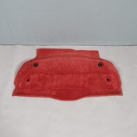 2005-2012 Porsche Boxster 987 Rear Deck Cargo Shelf Carpet Red OEM Used