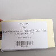 2005-2012 Porsche 911 997 Boxster Cayman 987 Console Shifter Trim Red OEM