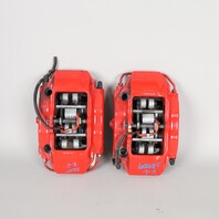2000-2012 Porsche Boxster Cayman Front Brake Calipers Brembo Pair Red OEM