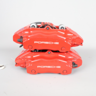 2000-2012 Porsche Boxster Cayman Front Brake Calipers Brembo Pair Red OEM Used