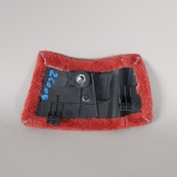 2005-2012 Porsche 911 Boxster Cayman Left Console Carpet Trim Red OEM