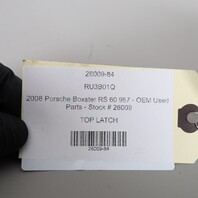 05-12 Porsche Boxster 987 Convertible Top Latch Handle Lock OEM 98756101700