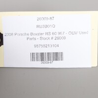 2008-2012 Porsche Boxster Cayman 987 Dash Dashboard AC Air Vent OEM