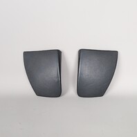 1999-2004 Porsche 911 Boxster Console Trim Pair Black Leather OEM
