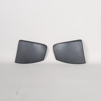 1999-2004 Porsche 911 Boxster Console Trim Pair Black Leather OEM