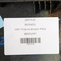 1999-2004 Porsche 911 Boxster Console Trim Pair Black Leather OEM