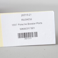 99-04 Porsche 911 Boxster Right Dashboard Cover Leather Black OEM 99680317305