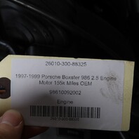 1997-1999 Porsche Boxster 986 2.5 Engine Motor 155k Miles OEM
