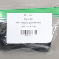 1997-2004 Porsche Boxster 986 Automatic Shift Knob Black / Black OEM