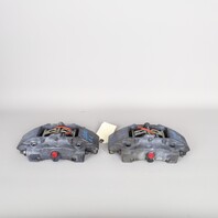 1997-2012 Porsche Boxster Cayman Rear Brake Calipers Brembo Set Black OEM