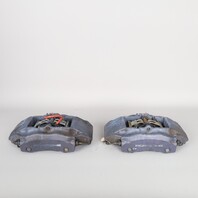 1997-2012 Porsche Boxster Cayman Front Brake Calipers Brembo Set Black OEM