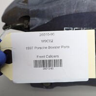 1997-2012 Porsche Boxster Cayman Front Brake Calipers Brembo Set Black OEM