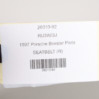 1997-2001 Porsche Boxster 986 Right Seat Belt OEM 98680303403
