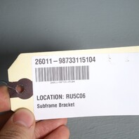 09-12 Porsche Boxster Cayman Right Rear Suspension Bracket 98733115204 OEM