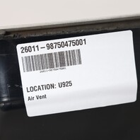 2005-2012 Porsche Boxster 987 Right Quarter Panel Air Vent 98750475001 OEM