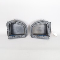 2005-2008 Porsche Boxster Cayman 987 Rear Bumper Guard Set Meteor Grey OEM