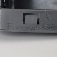 2005-2008 Porsche Boxster Cayman 987 Rear Bumper Guard Set Meteor Grey OEM