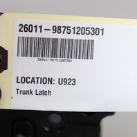 2005-2012 Porsche 987 Boxster Rear Trunk Latch Lock Actuator OEM 98751205301