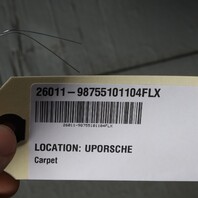 2005-2008 Porsche Boxster Cayman 987 Floor Carpet Grey 98755101104 OEM