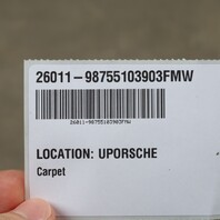 2005-2012 Porsche Boxster 987 Rear Deck Cargo Shelf Carpet Grey OEM