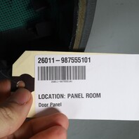 2005-2012 Porsche Boxster Cayman Left Door Panel Leatherette Grey OEM