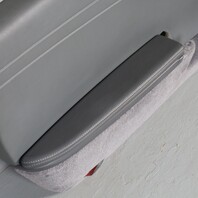 2005-2012 Porsche Boxster Cayman Left Door Panel Leatherette Grey OEM