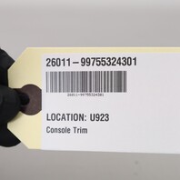 2005-2012 Porsche 911 997 Boxster Cayman 987 Console Shifter Trim Grey OEM
