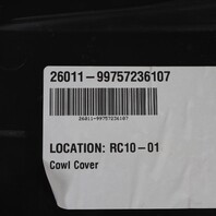 2005-2012 Porsche 911 Boxster Cayman Left Windshield Cowl Cover 99757236107 OEM