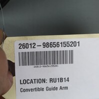 1997-2004 Porsche Boxster 986 Right Convertible Top Guide Arm OEM 98656155201