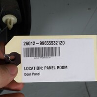 1999-2004 Porsche Boxster 986 Left Door Panel Leatherette Black OEM