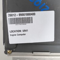 2004 Porsche Boxster 986 Engine Computer ECU ECM DME 99661860400 OEM