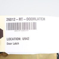 1998-2004 Porsche 911 996 Boxster 986 Right Door Latch 3B1837016P OEM