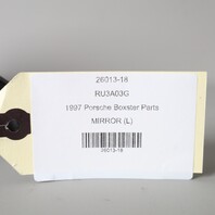 1997-2004 Porsche 911 996 Boxster 986 Left Side View Door Mirror 5 Pin OEM