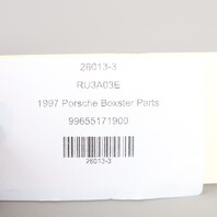 1997-2001 Porsche 911 Boxster Hood Trunk Release Handle Black OEM