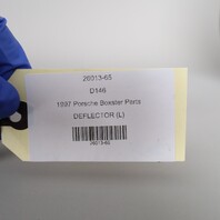 1997-2004 Porsche Boxster 986 Left Wind Deflector Screen OEM 98656158300