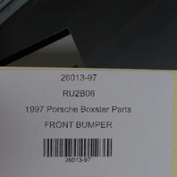 1997-2004 Porsche Boxster 986 2.5 2.7 Front Bumper Cover OEM