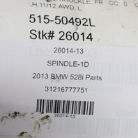 11-19 BMW 528i 535i 550i 640i 650i xDrive Left Front Spindle Knuckle Hub OEM