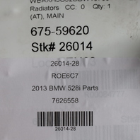 2012-2016 BMW 528i 2.0 Radiator 17117626558 OEM