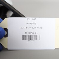 2012-2013 BMW 528i 535i 550i F10 Left Driver Side View Door Mirror OEM