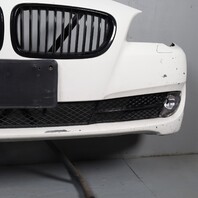 2011-2013 BMW 528i 535i 550i Front Bumper Cover Alpine White Peeling OEM