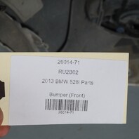 2011-2013 BMW 528i 535i 550i Front Bumper Cover Alpine White Peeling OEM