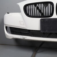2011-2013 BMW 528i 535i 550i Front Bumper Cover Alpine White Peeling OEM