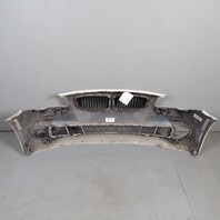 2011-2013 BMW 528i 535i 550i Front Bumper Cover Alpine White Peeling OEM