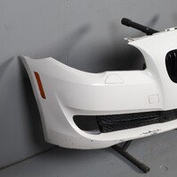 2011-2013 BMW 528i 535i 550i Front Bumper Cover Alpine White Peeling OEM