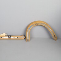 1997-2004 Porsche Boxster 986 Roll Bar Trim Pad Set Beige OEM 98658031113