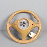 1999-2004 Porsche 911 996 Boxster 986 3 Spoke Tiptronic Steering Wheel Black OEM