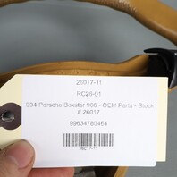 1999-2004 Porsche 911 996 Boxster 986 3 Spoke Tiptronic Steering Wheel Black OEM